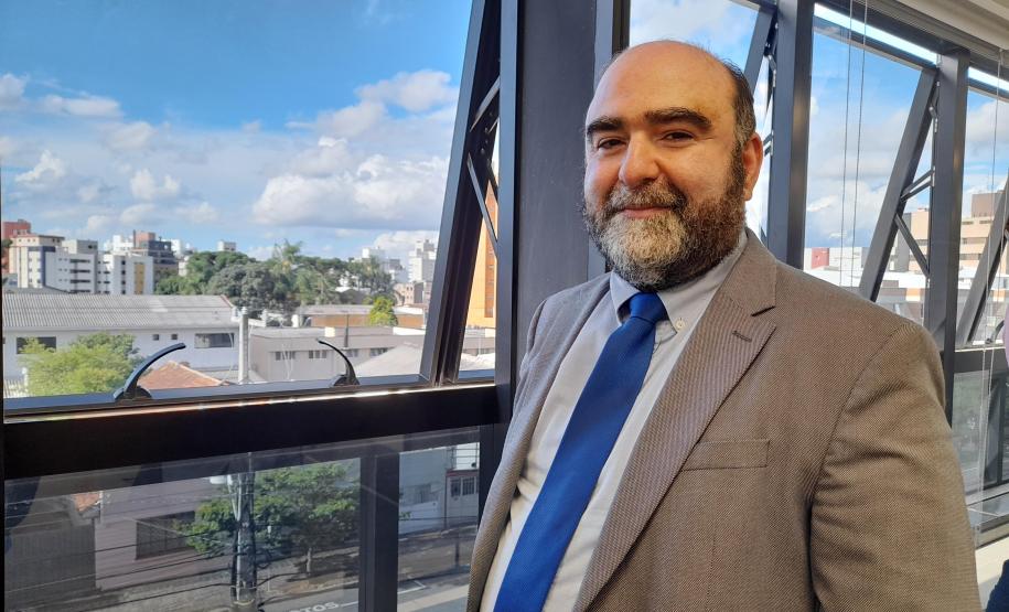 Na foto, Diretor da Agepar Marcelo Luiz Curado