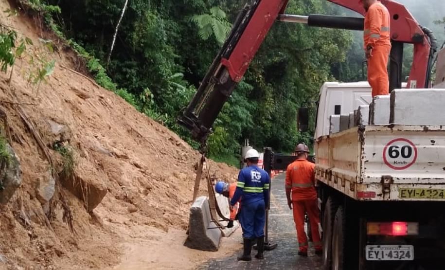 DER/PR libera Estrada da Graciosa após remoção de material e reforço de segurança