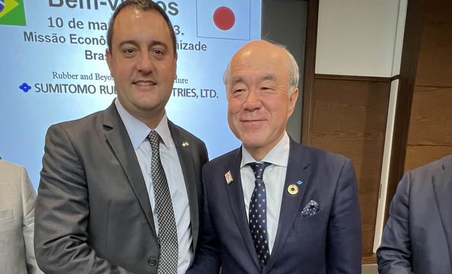 Governador anuncia novo investimento de R$ 1 bilhão da Sumitomo no Paraná