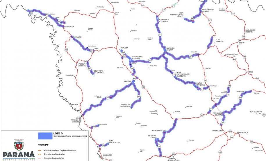 Estado investe R$ 175 milhões para atender malha rodoviária de 51 municípios no Sudoeste