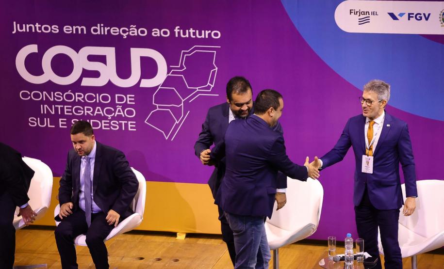 Ratinho Junior reforça importância da integração entre o Sul e Sudeste no 7º encontro do Cosud