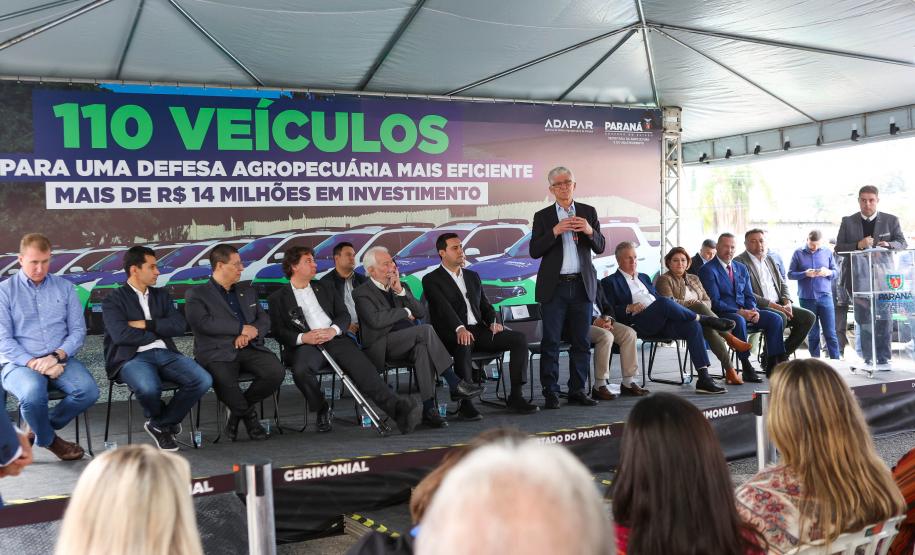 Para expandir apoio ao agronegócio, Adapar ganha 110 veículos e novos equipamentos