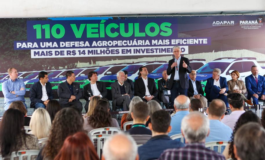 Para expandir apoio ao agronegócio, Adapar ganha 110 veículos e novos equipamentos
