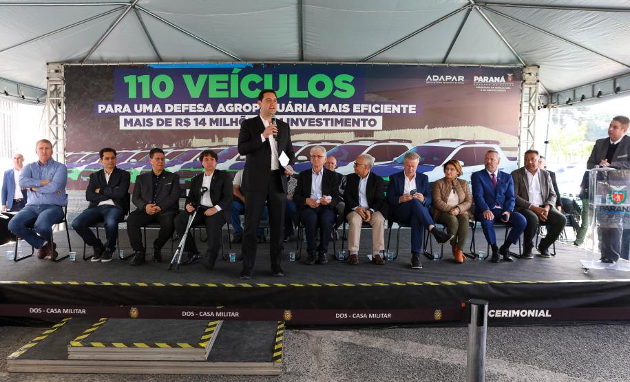 Para expandir apoio ao agronegócio, Adapar ganha 110 veículos e novos equipamentos