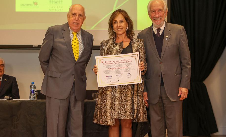 Piana apresenta ações do Estado a empresários durante evento das 100 maiores S/A do Paraná