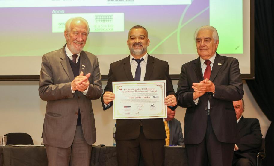 Piana apresenta ações do Estado a empresários durante evento das 100 maiores S/A do Paraná