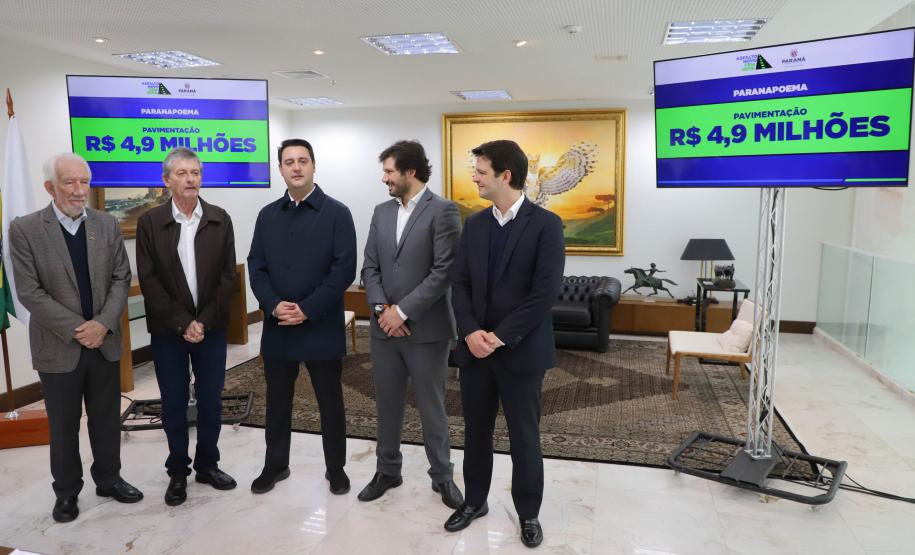 Governador libera R$ 26 milhões do programa Asfalto Novo, Vida Nova para mais cinco municípios