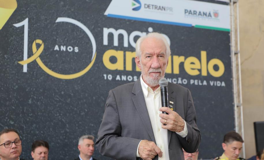 Paraná lança campanha Maio Amarelo com ações educativas e entrega de veículos ao Detran