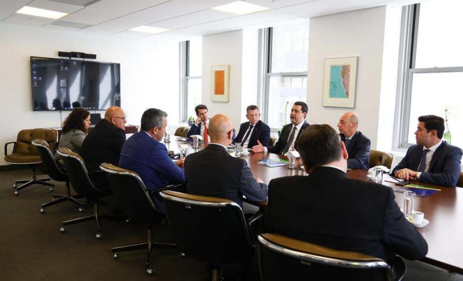 Nos EUA, Ratinho Junior apresenta Paraná a empresários e fundos de investimentos