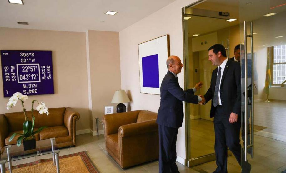 Nos EUA, Ratinho Junior apresenta Paraná a empresários e fundos de investimentos