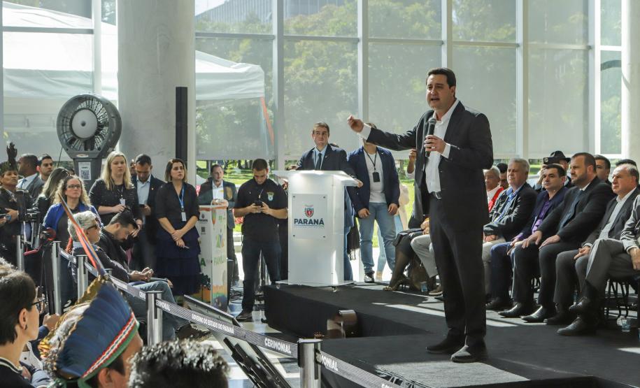 Governador anuncia Conferência Estadual dos Povos Indígenas e R$ 7 milhões para proteção social