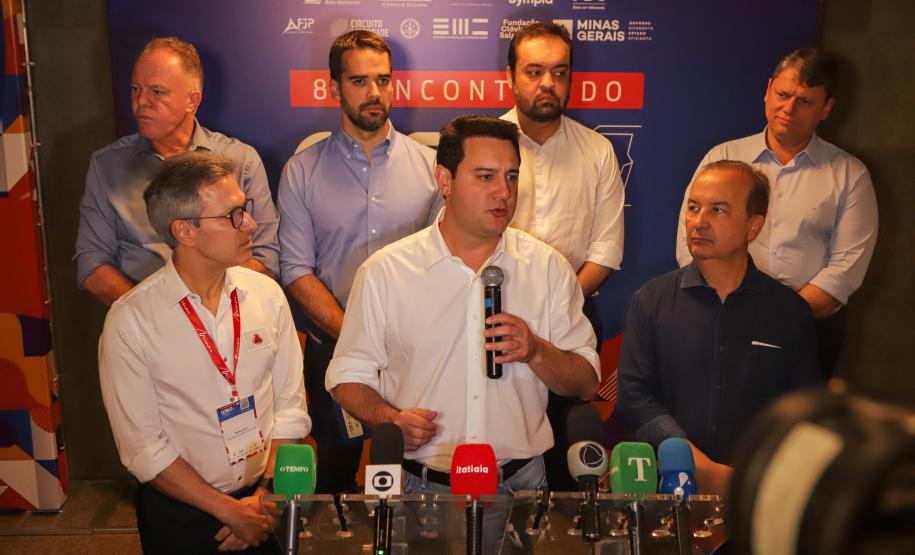 Ratinho Junior é eleito o primeiro coordenador do Consórcio de Integração Sul e Sudeste