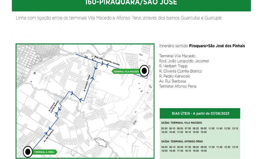 Novo Terminal de Piraquara será inaugurado no dia 5; veja as mudanças nas linhas de ônibus