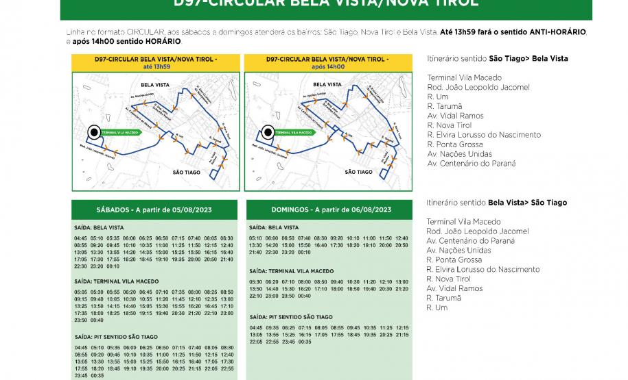 Novo Terminal de Piraquara será inaugurado no dia 5; veja as mudanças nas linhas de ônibus