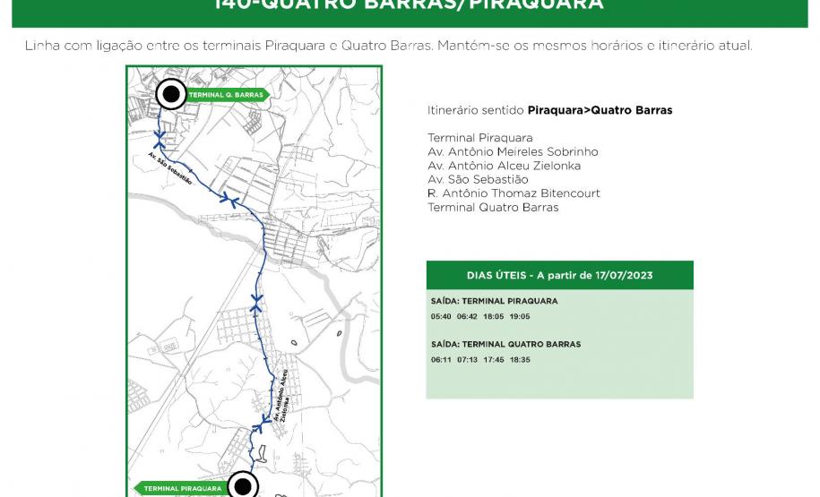 Novo Terminal de Piraquara será inaugurado no dia 5; veja as mudanças nas linhas de ônibus
