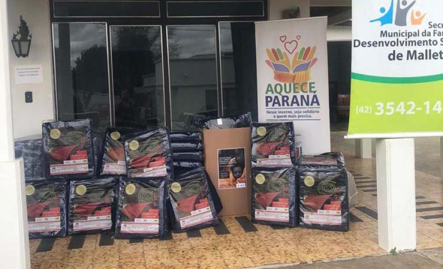 Aquece Paraná: Governo do Estado reforça campanha de doação de roupas e cobertores
