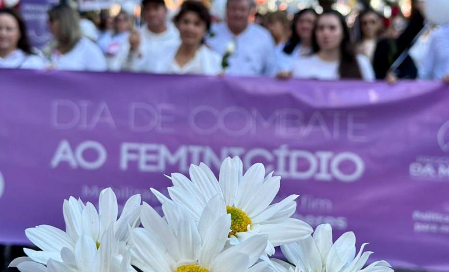 GUARAPUAVA - 22 - 07- 2023 - programação da Campanha Paraná Unido no Combate ao Feminicídio