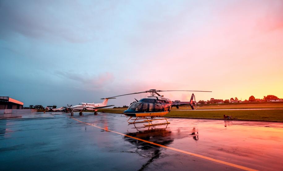Projeto Falcão reforça policiamento do Paraná com helicópteros superequipados