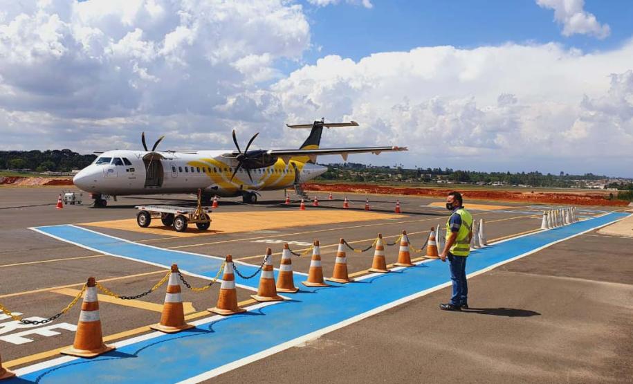 Confira as obras indicadas pelo Governo do Paraná que foram incluídas no novo PAC - Aeroporto de Ponta Grossa, nos Campos Gerais