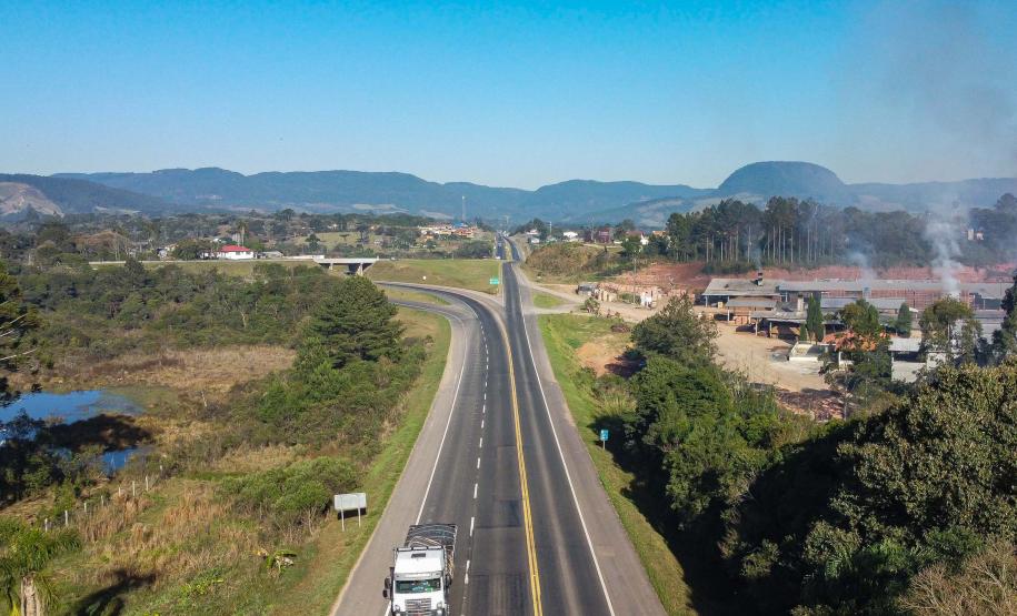Lote 1 da nova concessão terá 156 km de duplicação na BR-277, entre Curitiba e Prudentópolis