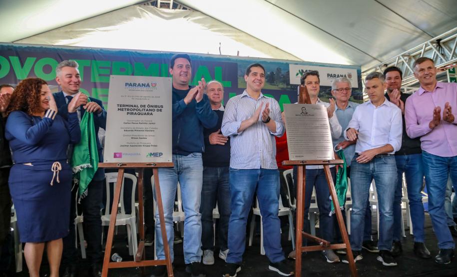 Mais moderno e quatro vezes maior: governador inaugura novo terminal de Piraquara