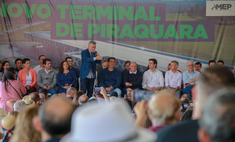 Mais moderno e quatro vezes maior: governador inaugura novo terminal de Piraquara
