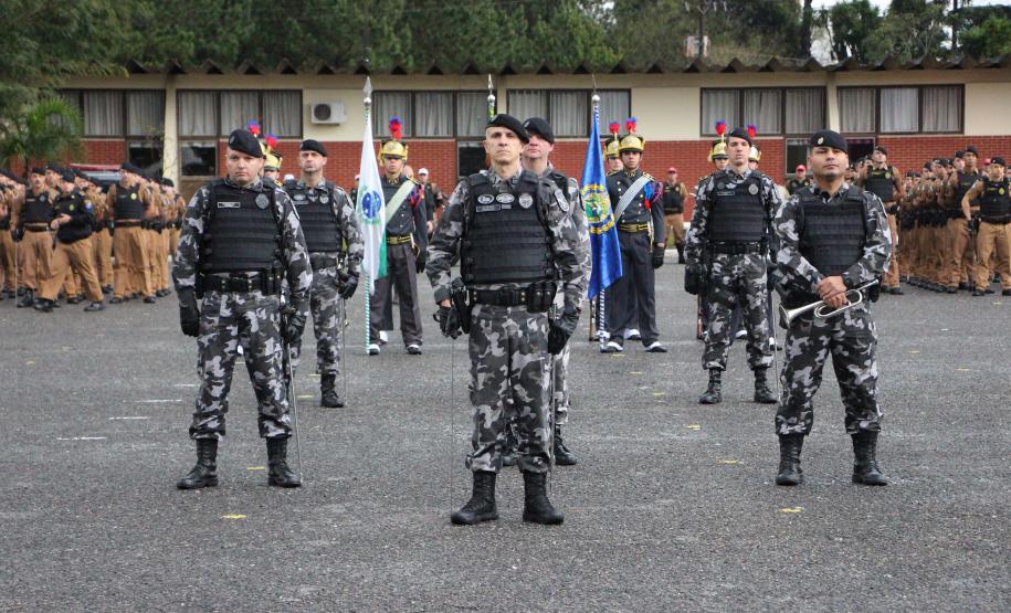 Polícia Militar do Paraná comemora 169 anos com solenidade no Guatupê