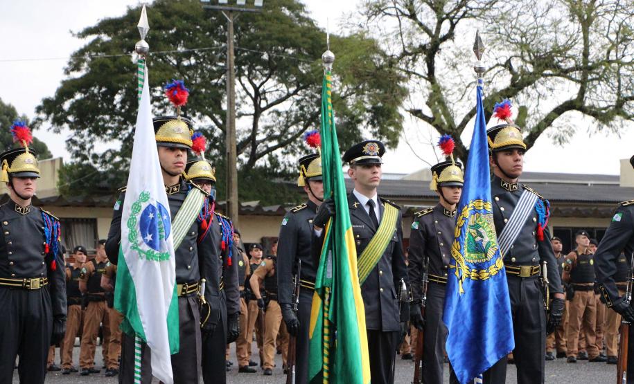 Polícia Militar do Paraná comemora 169 anos com solenidade no Guatupê