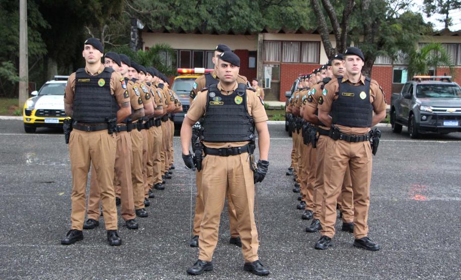 Polícia Militar do Paraná comemora 169 anos com solenidade no Guatupê