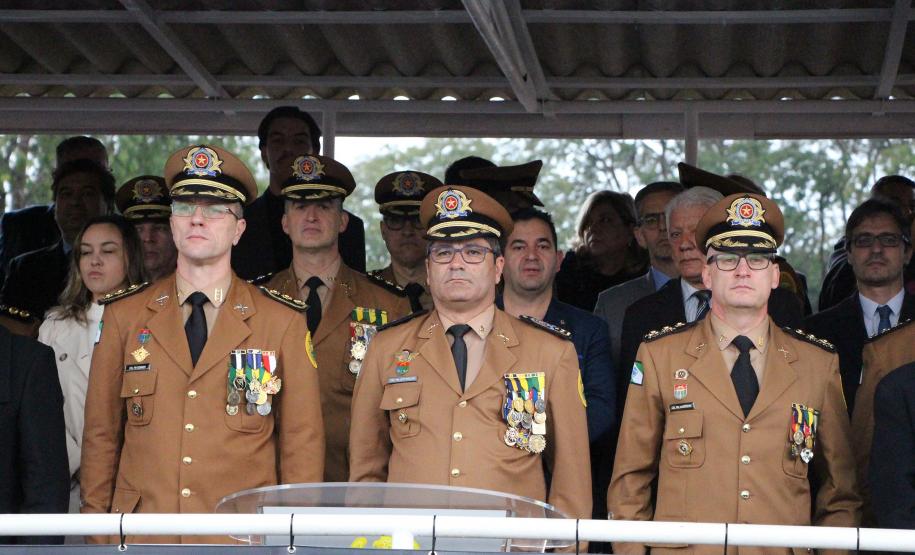 Polícia Militar do Paraná comemora 169 anos com solenidade no Guatupê