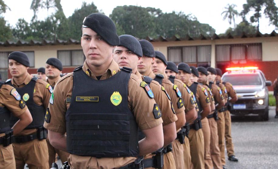 Polícia Militar do Paraná comemora 169 anos com solenidade no Guatupê