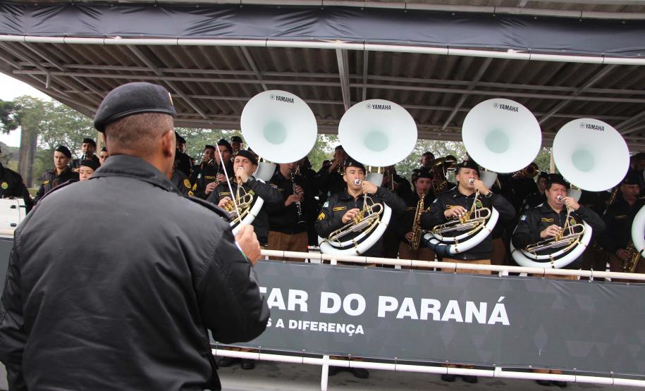 Polícia Militar do Paraná comemora 169 anos com solenidade no Guatupê