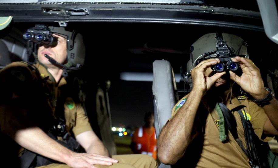 Projeto Falcão reforça policiamento do Paraná com helicópteros superequipados