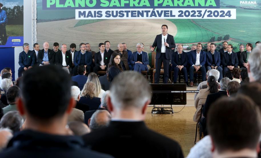 Governador lança Plano Safra do Paraná com R$ 54,3 bilhões, maior da história do Estado