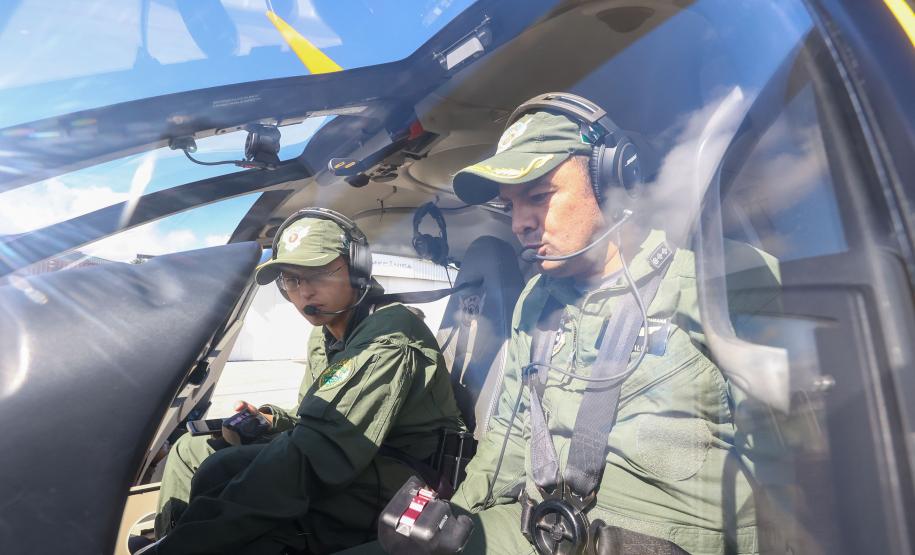 Projeto Falcão reforça policiamento do Paraná com helicópteros superequipados