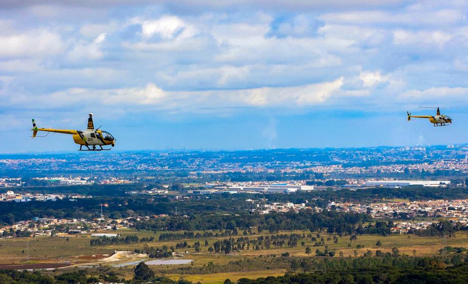 Projeto Falcão reforça policiamento do Paraná com helicópteros superequipados