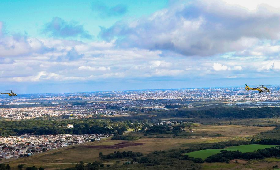 Projeto Falcão reforça policiamento do Paraná com helicópteros superequipados