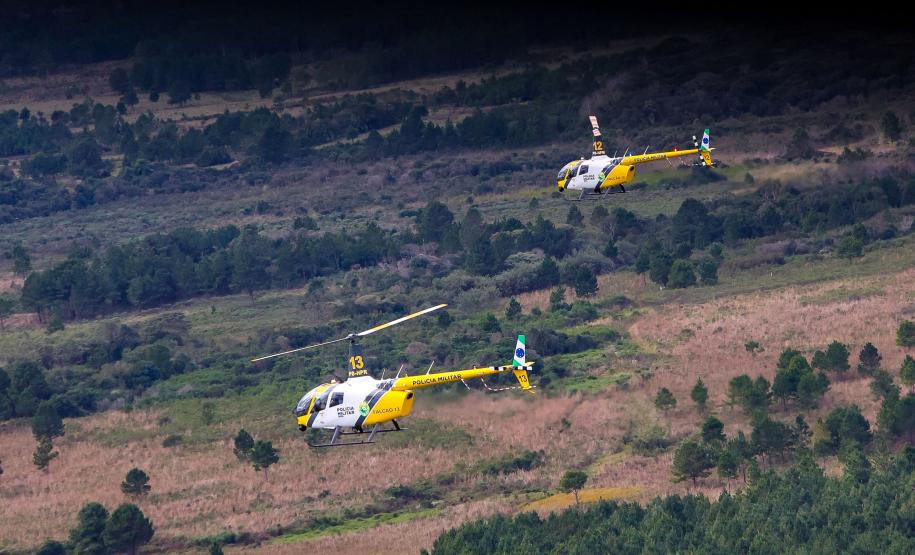 Projeto Falcão reforça policiamento do Paraná com helicópteros superequipados