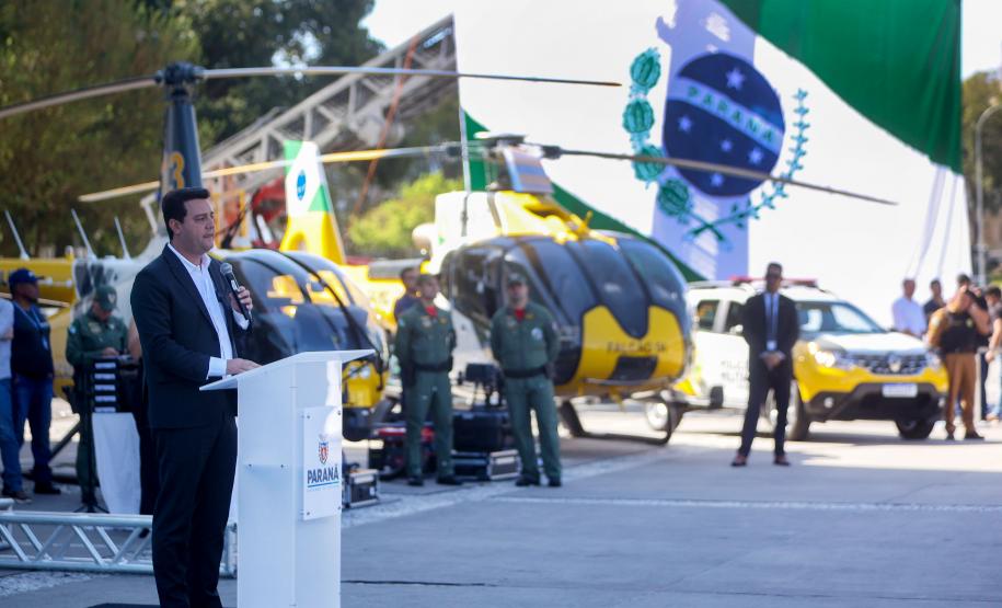 Projeto Falcão reforça policiamento do Paraná com helicópteros superequipados