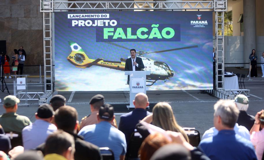 Projeto Falcão reforça policiamento do Paraná com helicópteros superequipados