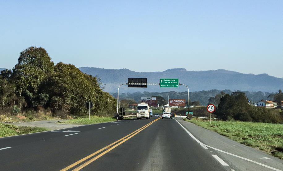 Lote 1 da nova concessão terá 156 km de duplicação na BR-277, entre Curitiba e Prudentópolis