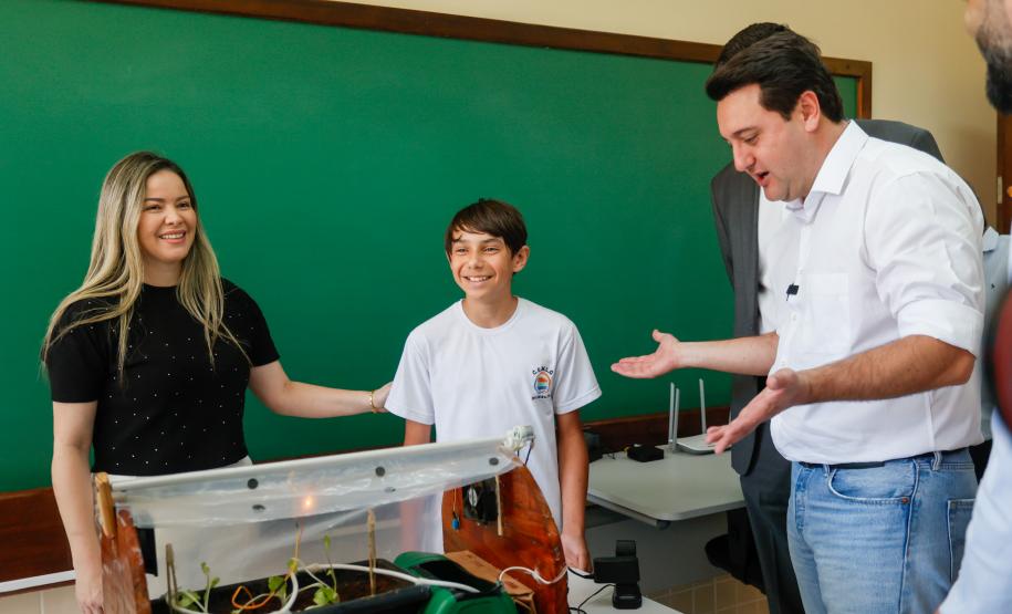 Governador inaugura escola estadual com capacidade para 900 estudantes em Ortigueira