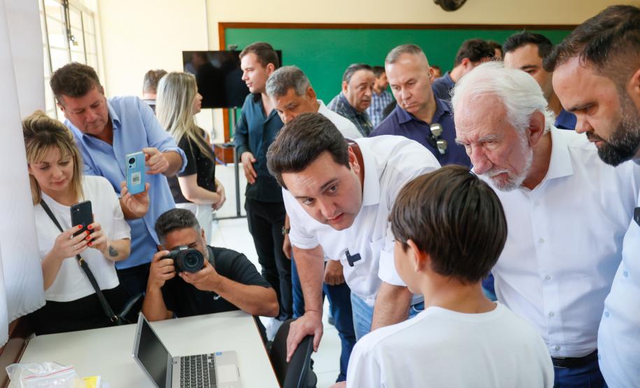 Governador inaugura escola estadual com capacidade para 900 estudantes em Ortigueira