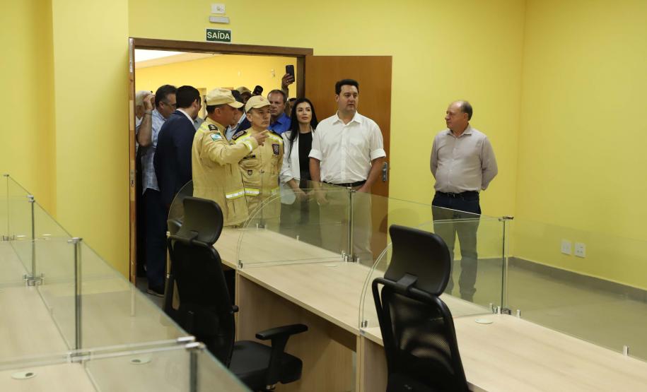Governador inaugura nova sede do Corpo de Bombeiros de Foz do Iguaçu, a maior do Estado