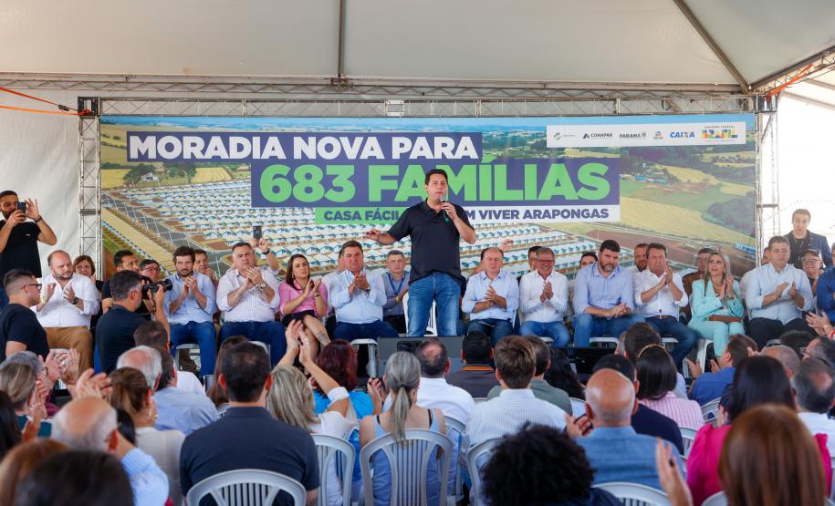 Com recursos do Estado para entrada, 468 famílias conquistam casa própria em Arapongas