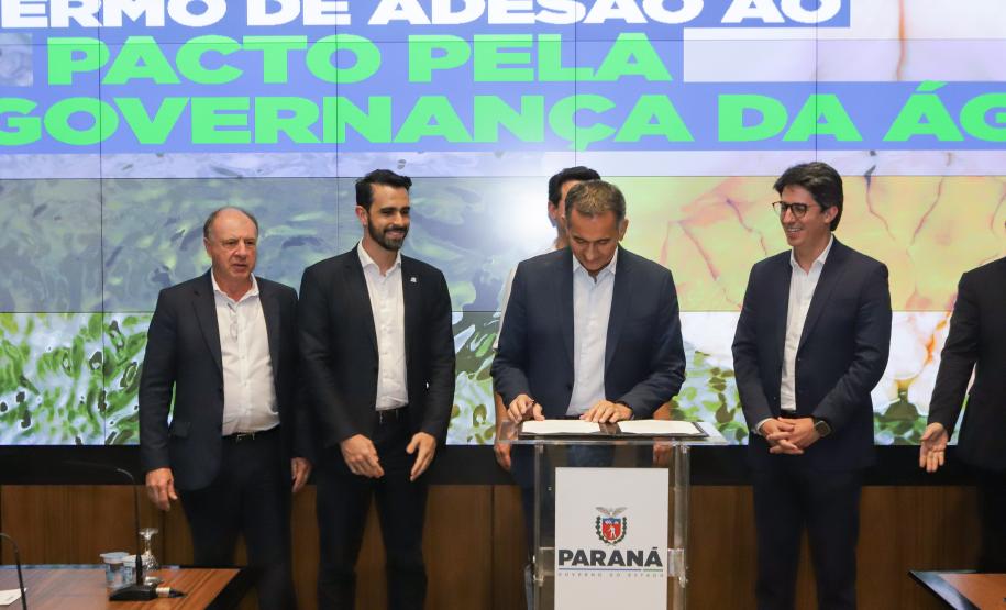 Gestão dos recursos hídricos: Paraná adere ao Pacto pela Governança da Água