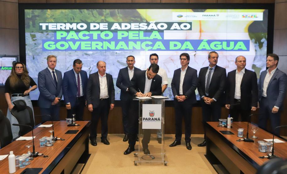 Gestão dos recursos hídricos: Paraná adere ao Pacto pela Governança da Água