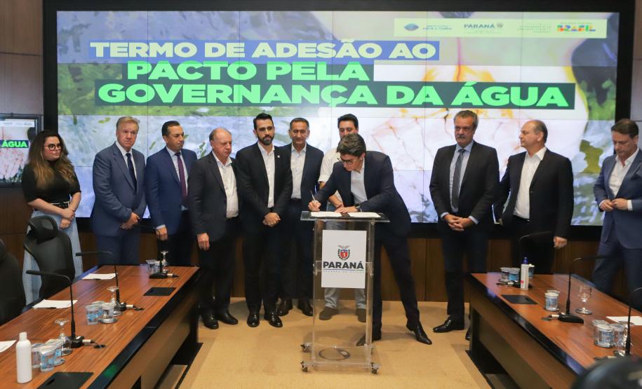 Gestão dos recursos hídricos: Paraná adere ao Pacto pela Governança da Água