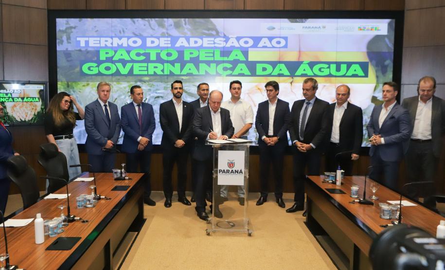 Gestão dos recursos hídricos: Paraná adere ao Pacto pela Governança da Água