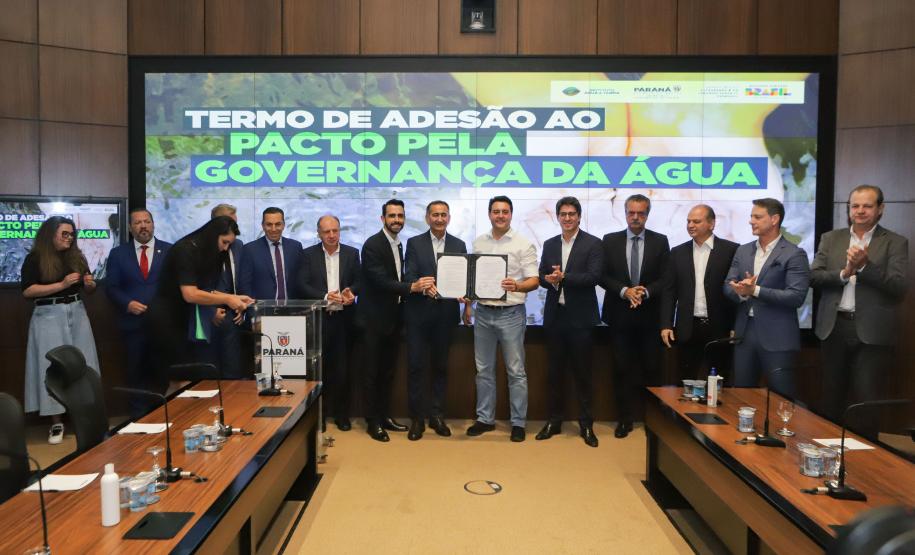 Gestão dos recursos hídricos: Paraná adere ao Pacto pela Governança da Água